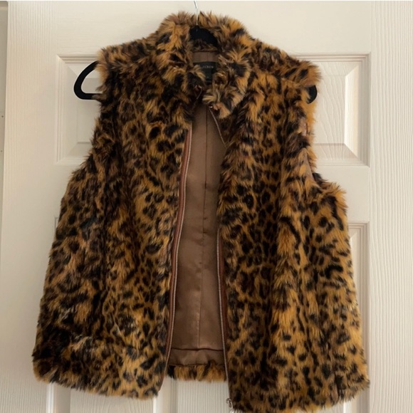 J Crew Leopard Vest